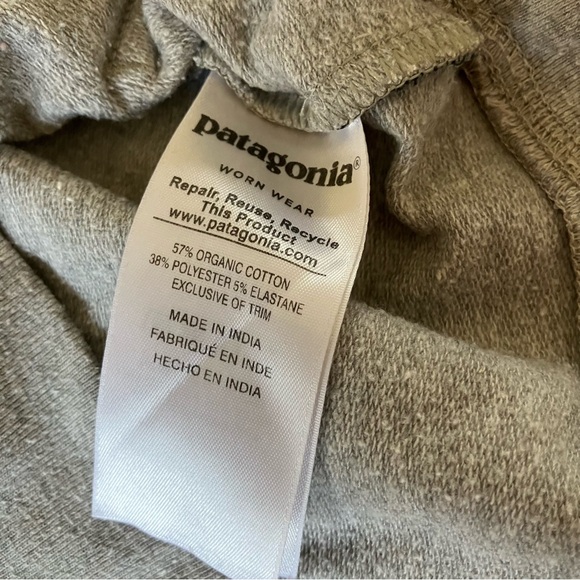Patagonia Grey Wavy Maybe Ahnya Hoody Hoodie Fleece Lightweight Sweatshirt Small - Picture 8 of 10